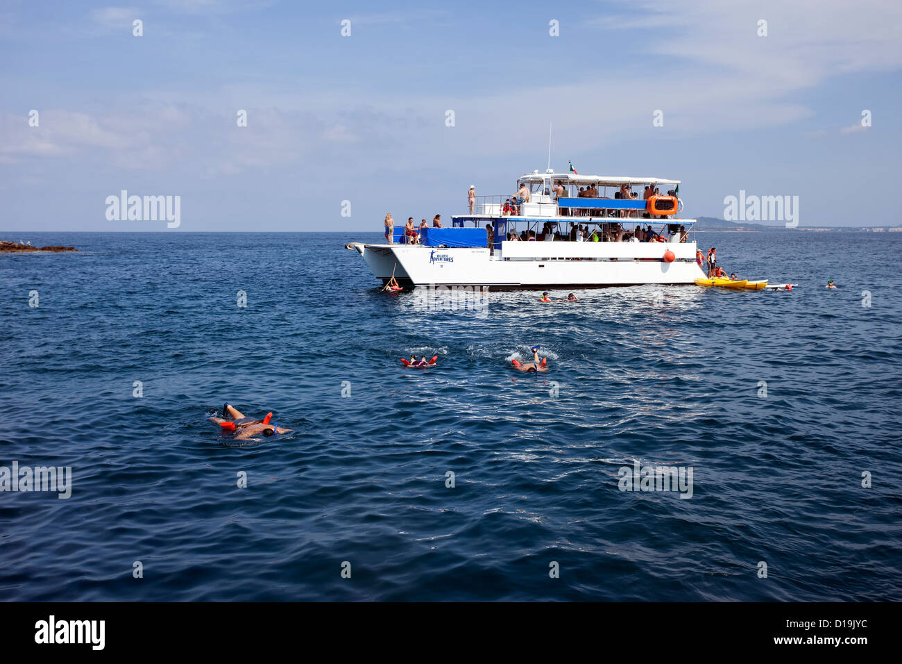 Mexican tour diving boat Mexico ocean Stock Photo Alamy