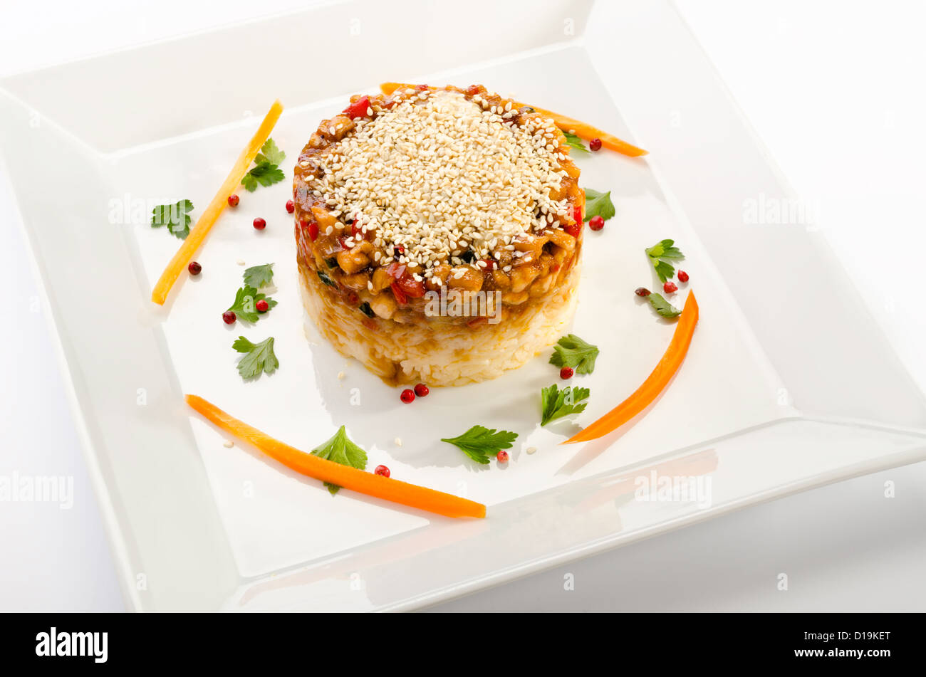 Ginger chicken noodles hi-res stock photography and images - Alamy