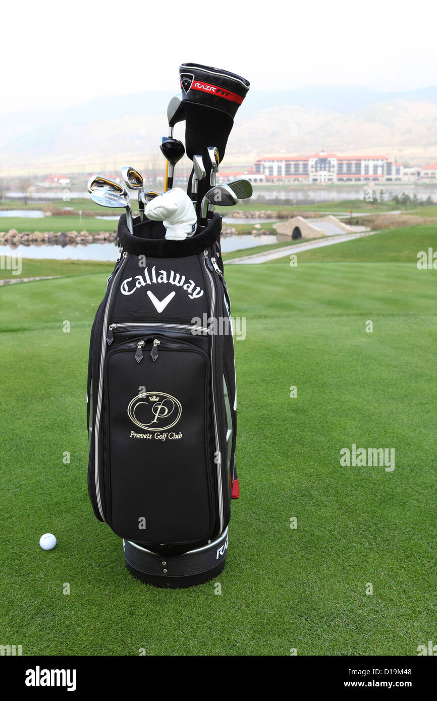 Vintage golf bag hi-res stock photography and images - Alamy