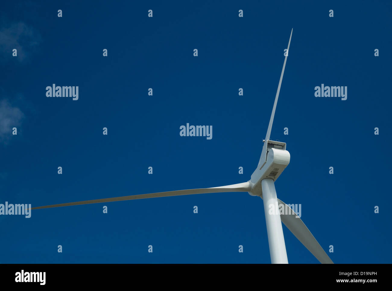 Electricity wind turbine tower generator Stock Photo Alamy