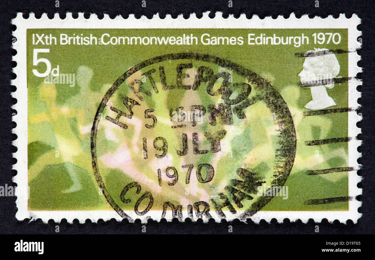 British postage stamps Stock Photo