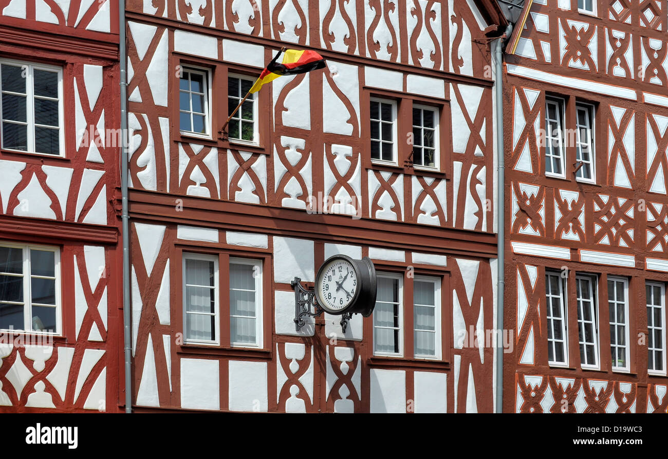 Rheinland-Pfalz, Trier, Fachwerkgebäude, Timbered buildings Stock Photo