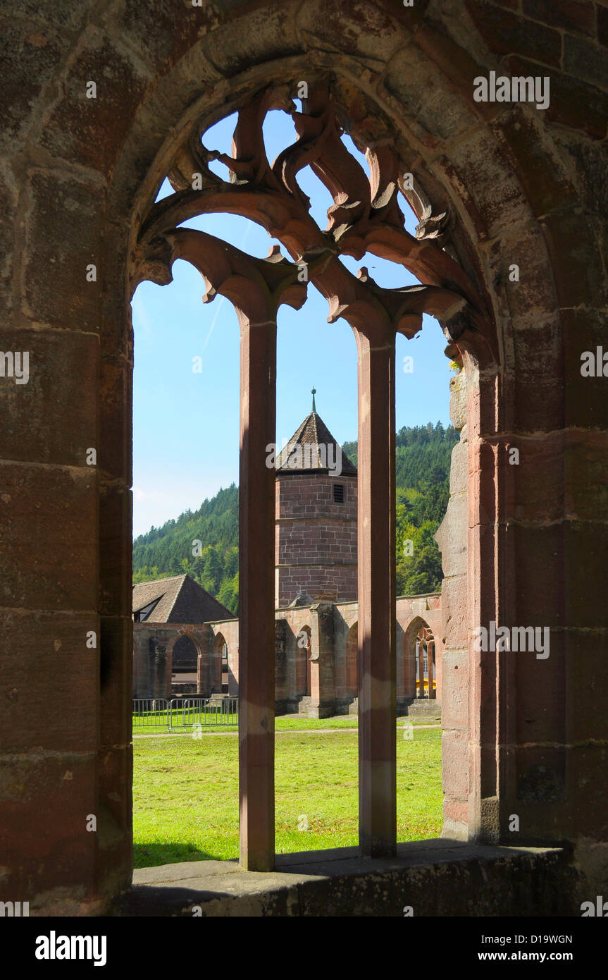 Black Forest, Hirsau, Monastery of St. Peter and Paul, arched tower, Baden Würtemberg, Nord - Schwarzwald, Kloster Hirsau, Klost Stock Photo