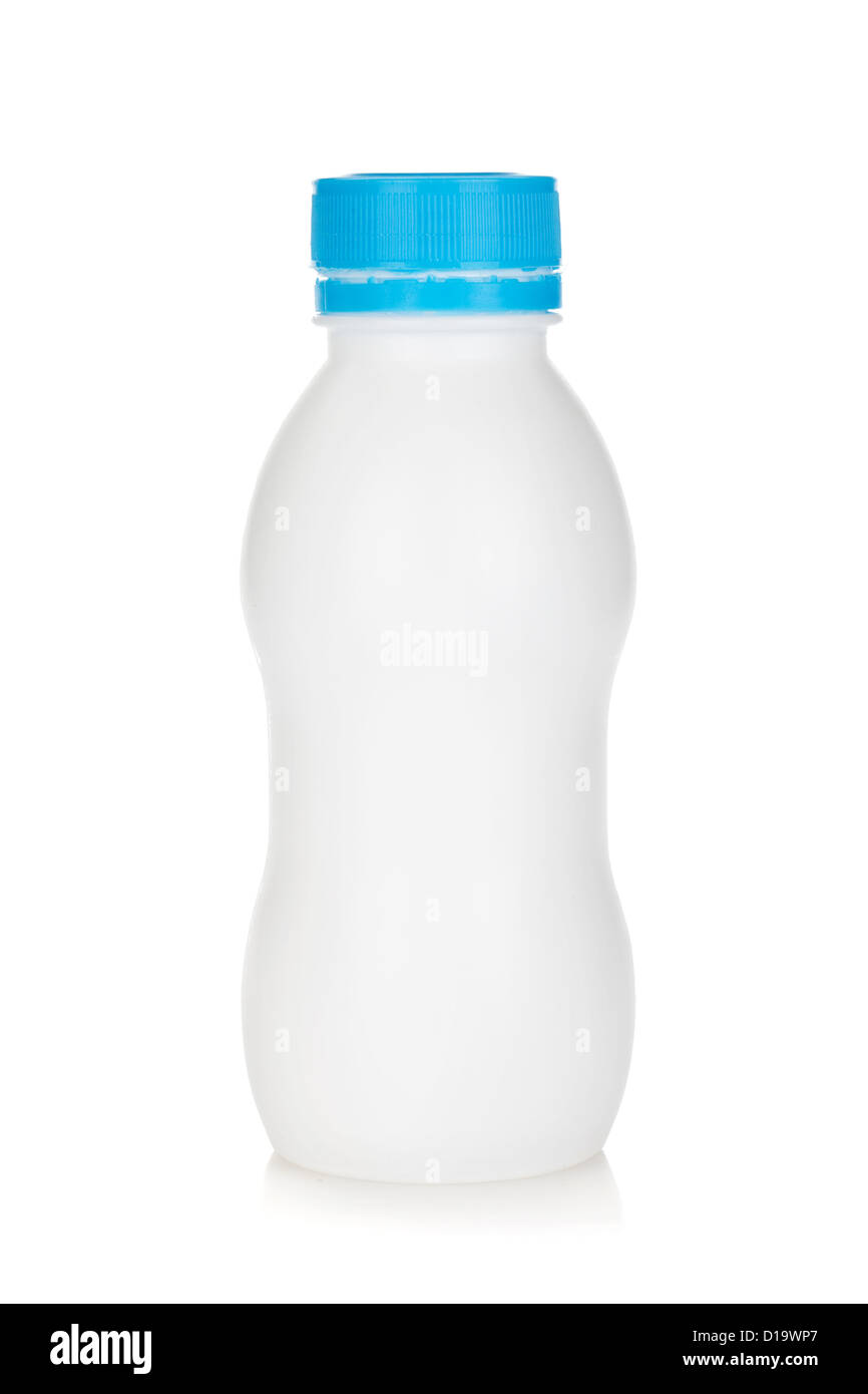 Baby yoghurt bottle. Isolated on white background Stock Photo Alamy