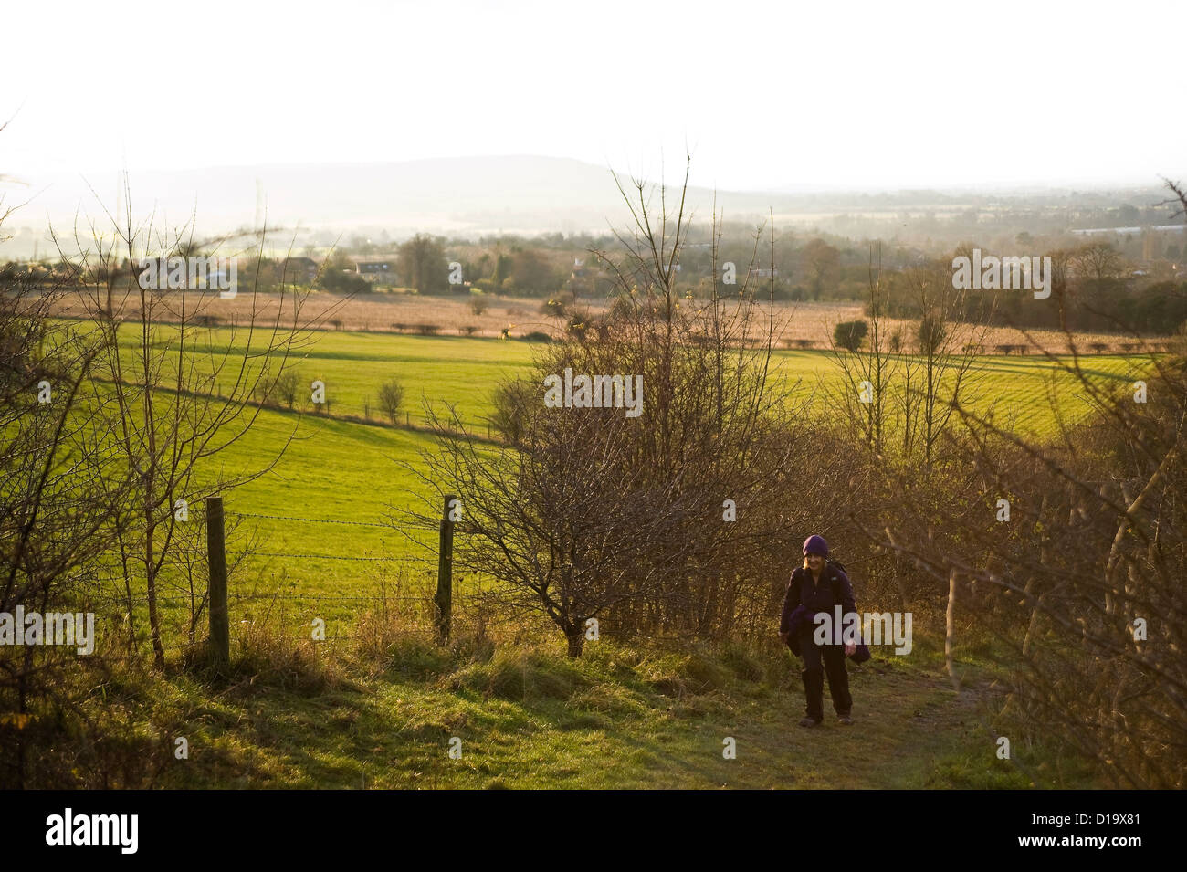Walker whiteleaf hill the ridgeway national trail walkers climbing