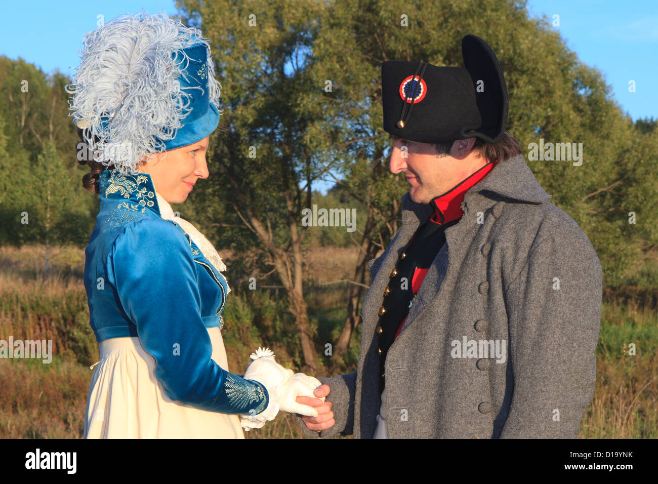 Napoleon Bonaparte (17691821) and his mistress Maria Countess Walewska