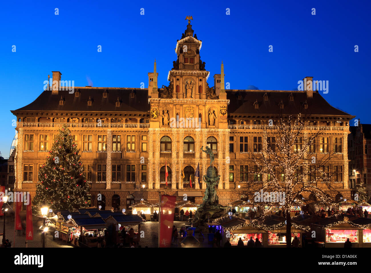 Antwerp Christmas Market Stock Photos & Antwerp Christmas ...