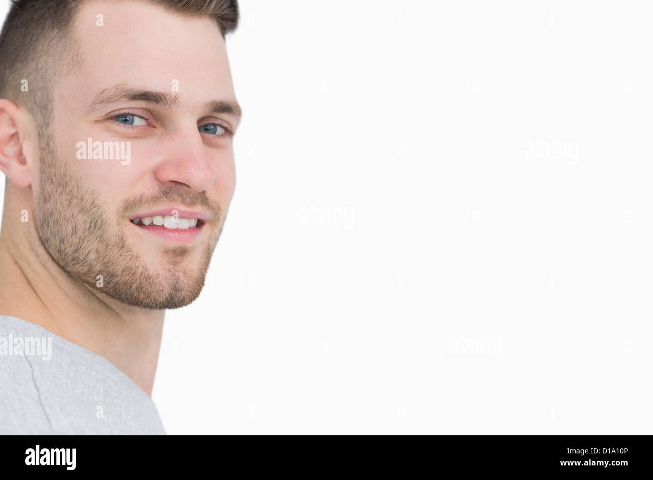Man young portrait view hi-res stock photography and images - Alamy
