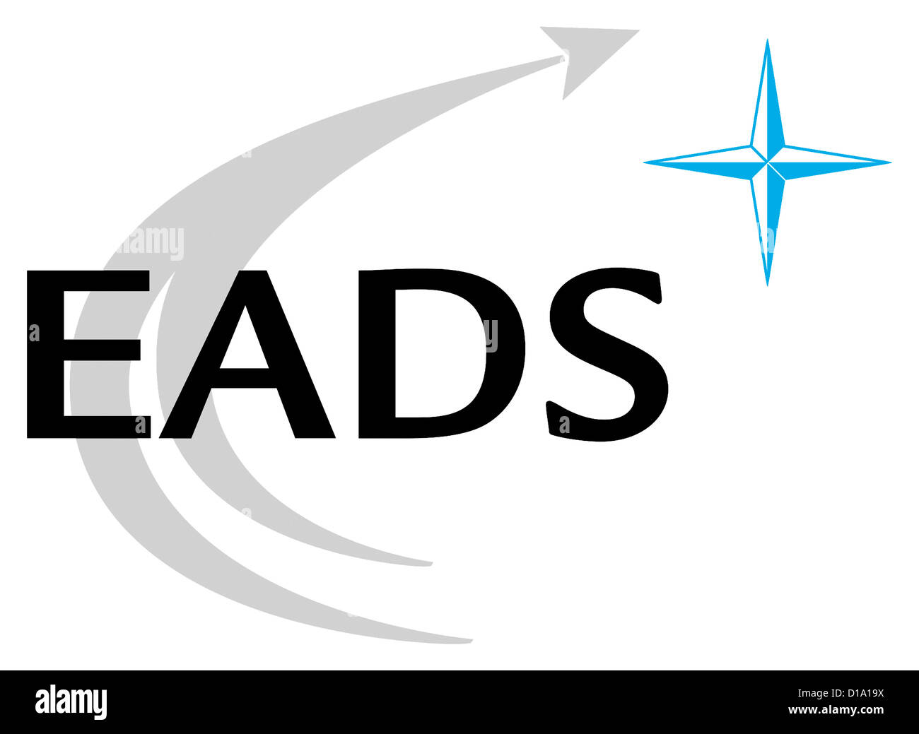 Logo of the European Aeronautic Defence and Space Company EADS. Stock Photo