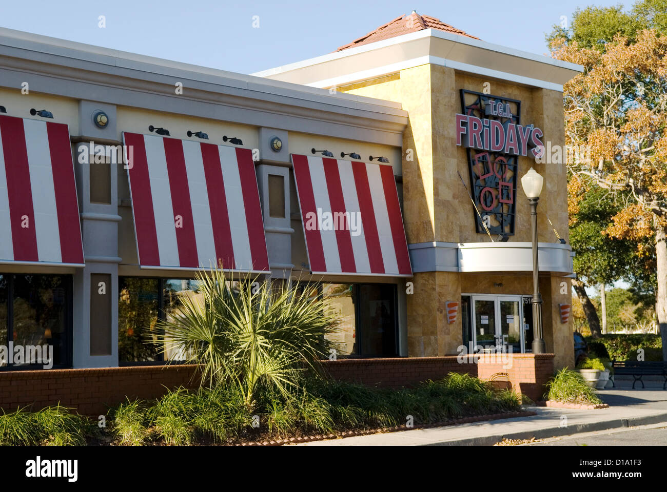 T.G.I. Friday's Restaurant USA Stock Photo