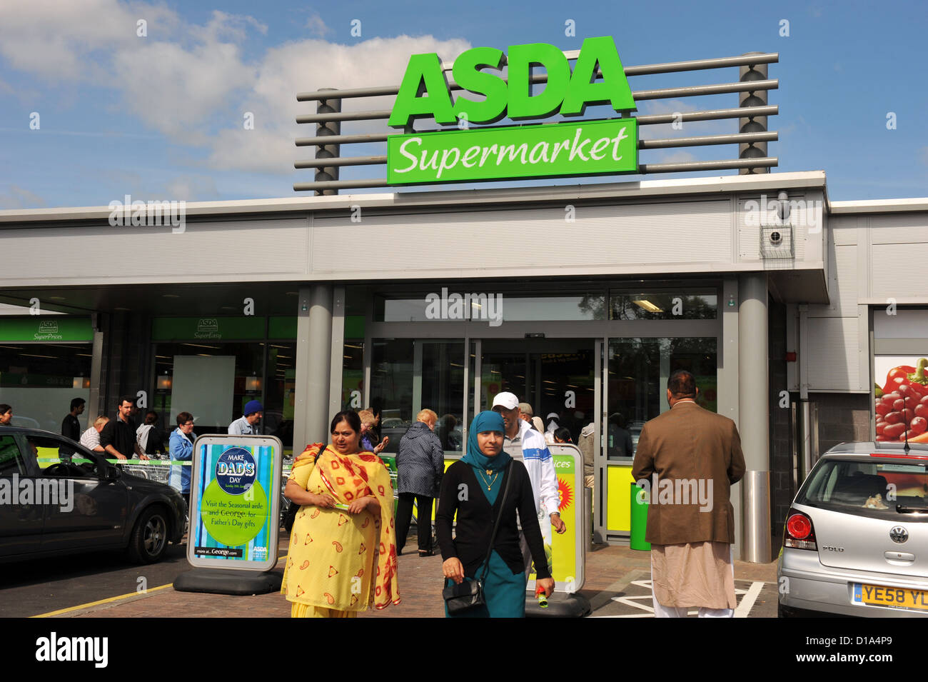 New Asda Supermarket, Bradford UK Stock Photo