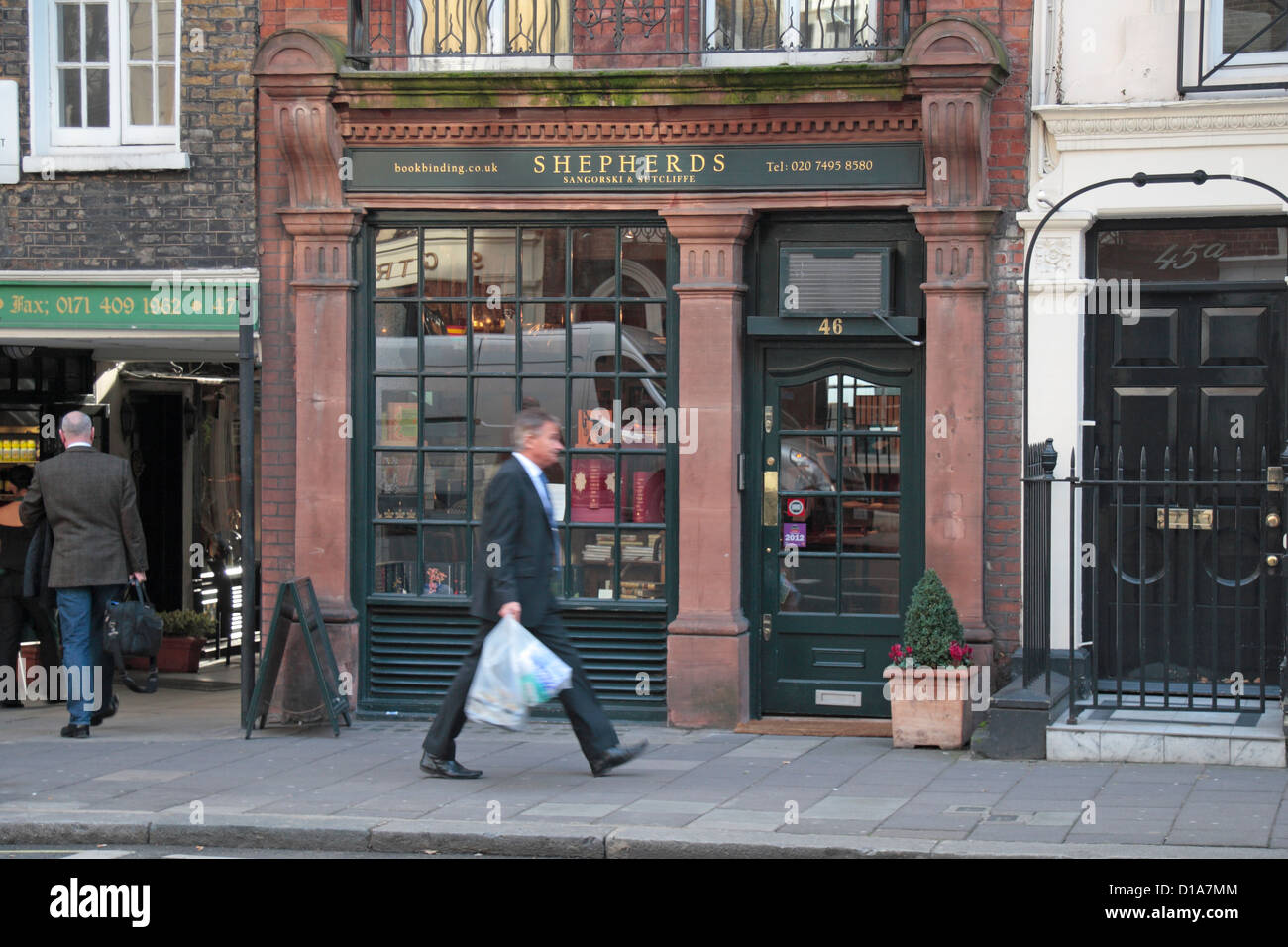 Shepherds Bookbinding Sangorski & Sutcliffe Falkiners shop, 6 Curzon