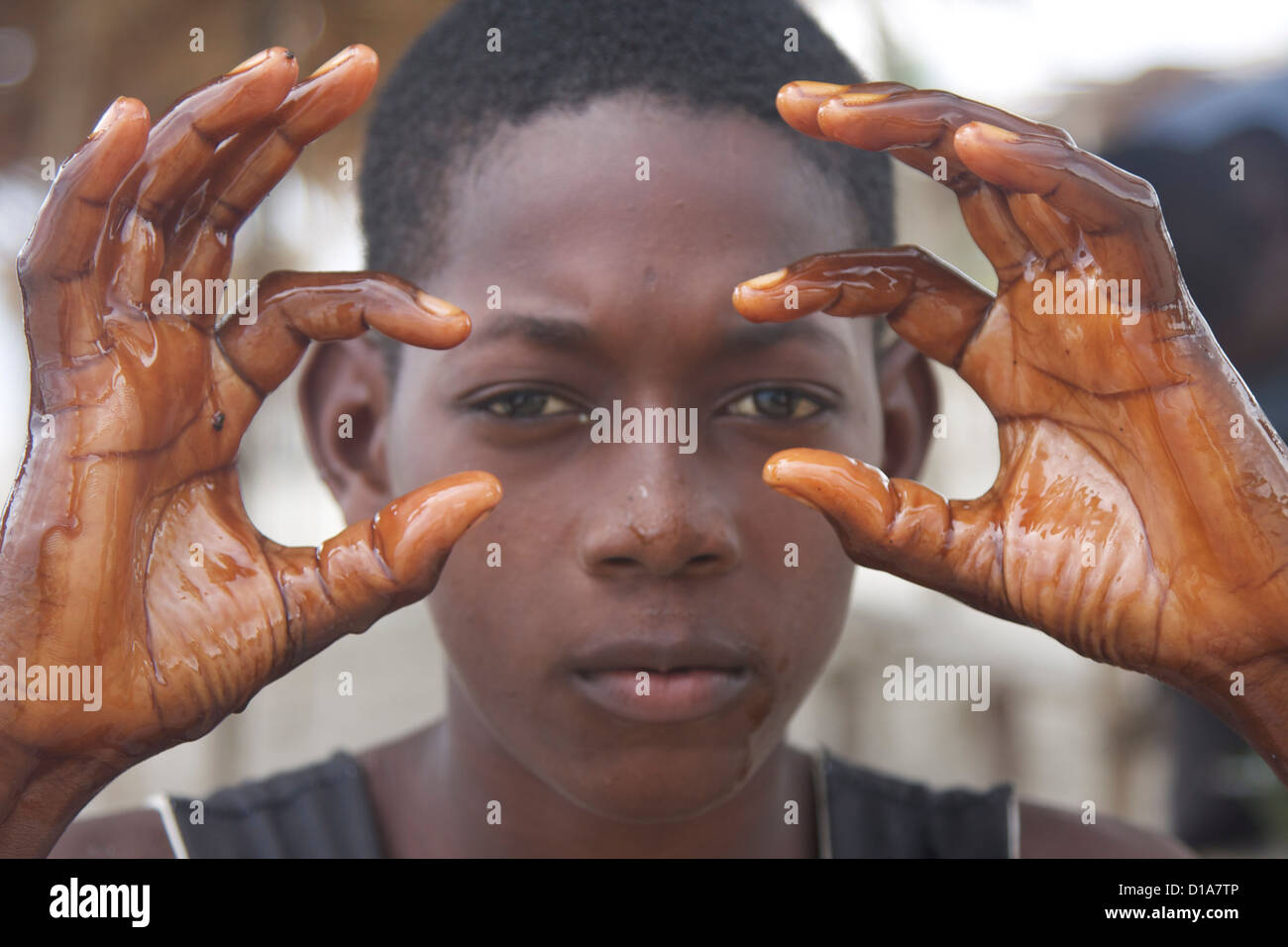 Palm greasy hands hi-res stock photography and images - Alamy