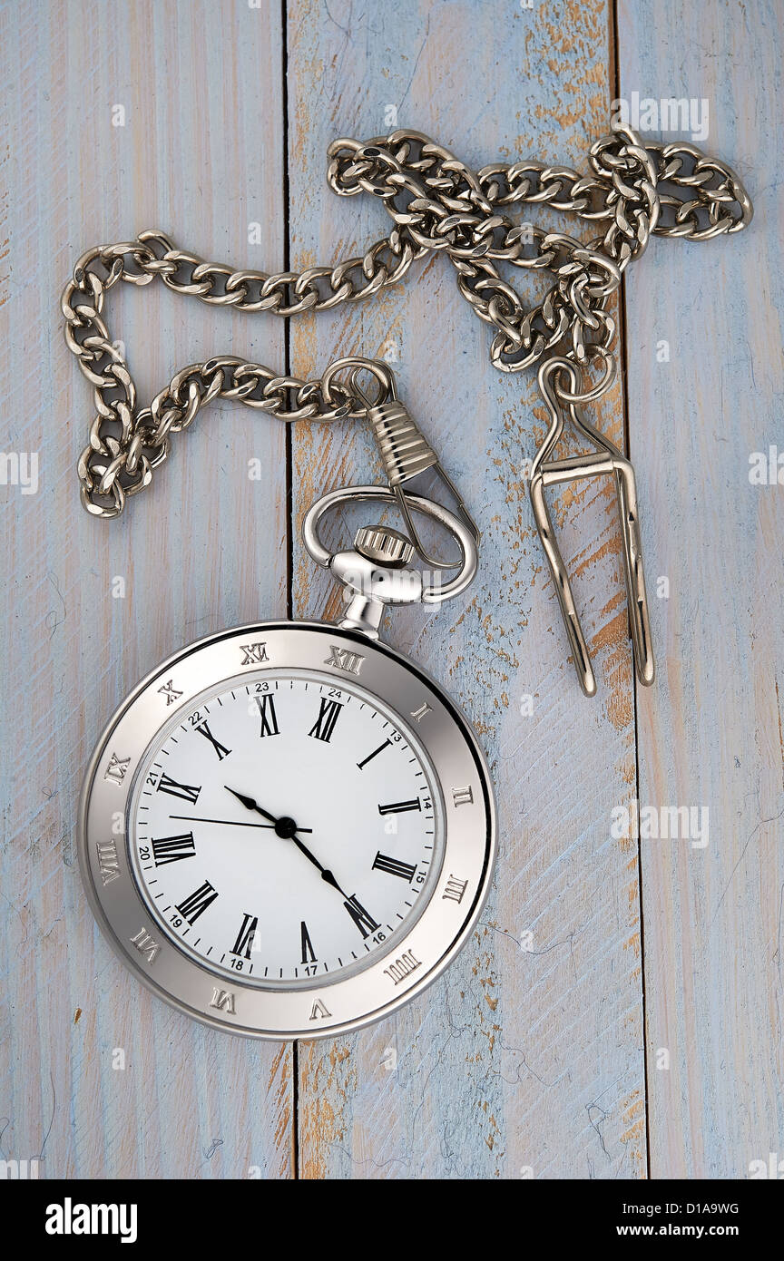 Old stopwatch werkzeugkoffern on chain