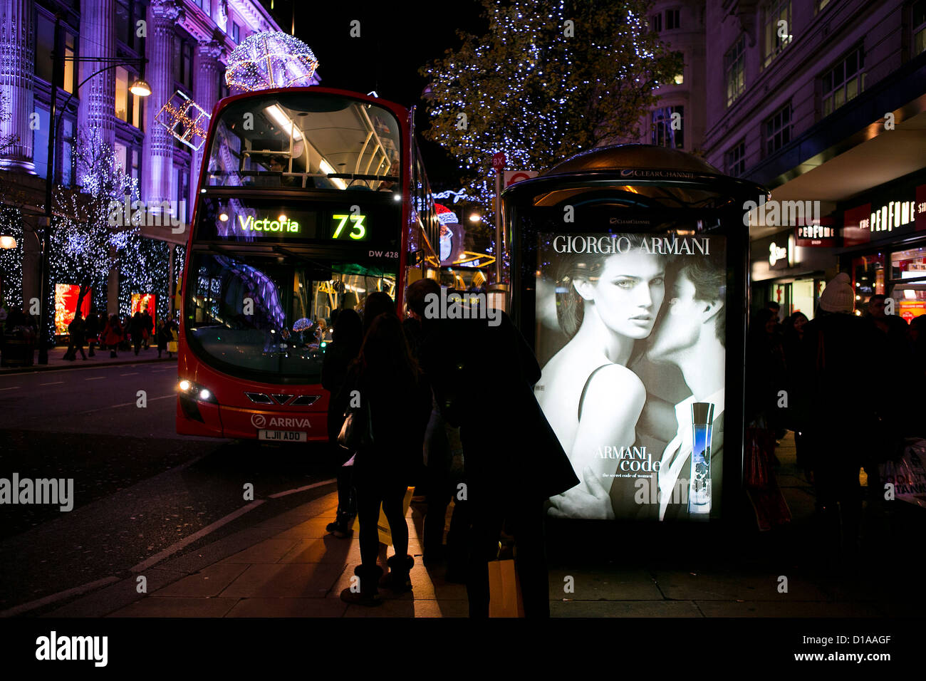 London bus stop advert hi-res stock photography and images - Alamy