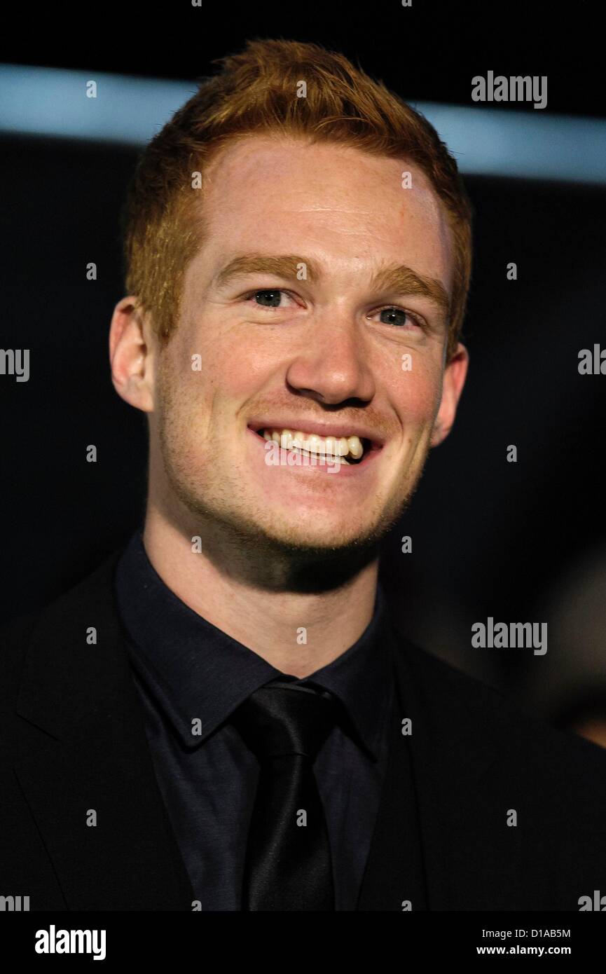Greg Rutherford attends the 65th Royal Film Performance and UK premiere of THE HOBBIT: AN UNEXPECTED JOURNEY on 12/12/2012 at Leicester Square, London. Persons pictured: Greg Rutherford. Picture by Julie Edwards Stock Photo