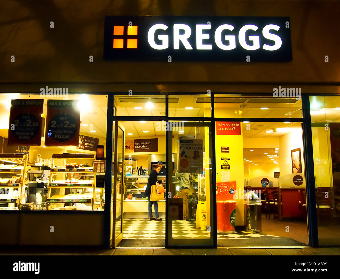 Greggs the bakers hires stock photography and images Alamy