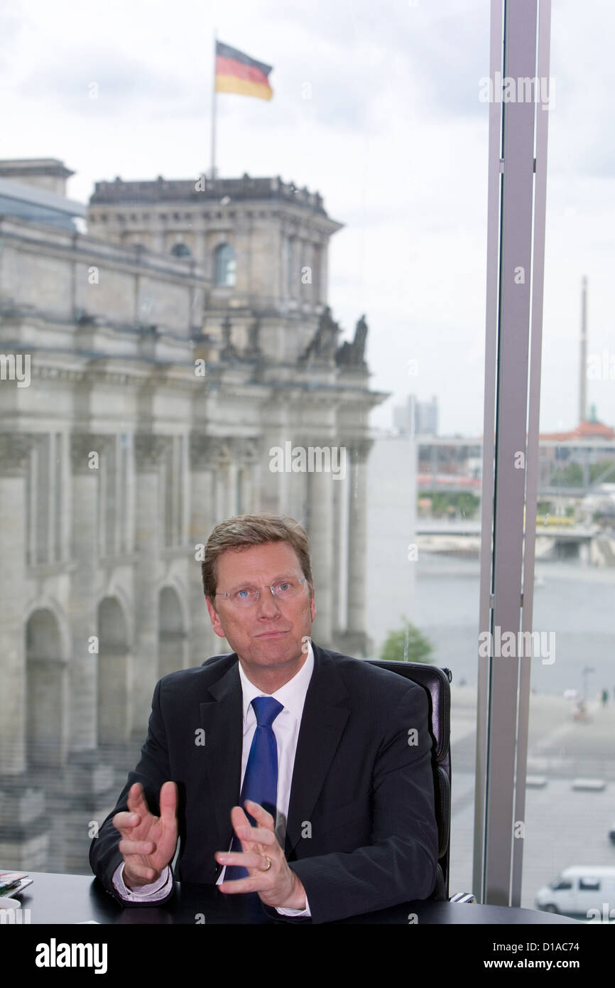 Berlin, Germany, Guido Westerwelle, leader of the FDP Stock Photo