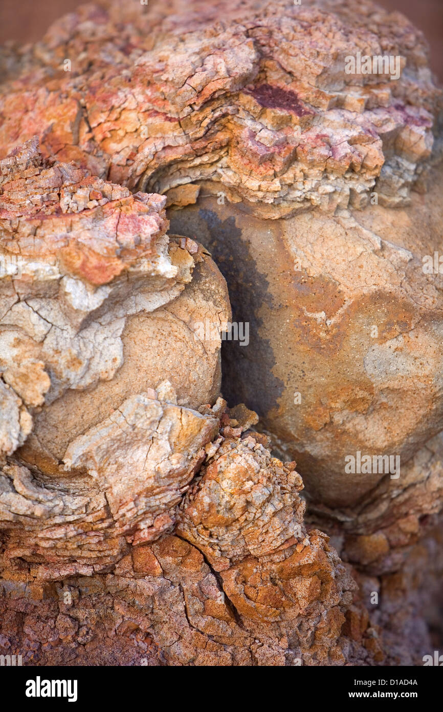 Lanaoise Rocks Hawaii, Lanai, Garden Of The Gods, Close-Up Of A Rock Formation Stock ...