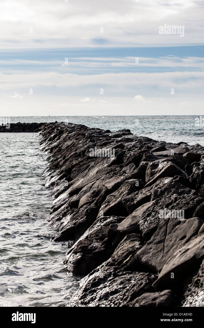 Sea wall rocks hires stock photography and images Alamy