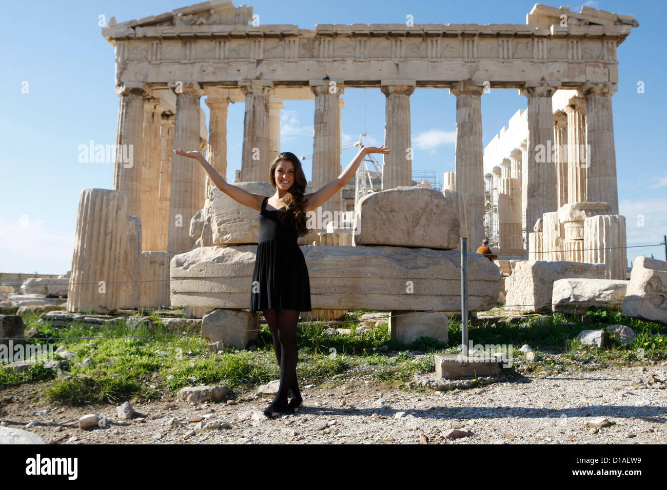 Dec. 12, 2012 - Athens, Greece - CHARLOTTE HOLMES, who was crowned Miss