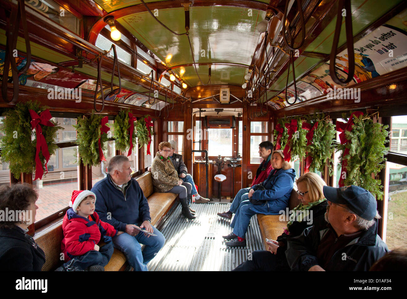Seashore Trolley museum in Kennebunkport Maine Stock Photo Alamy