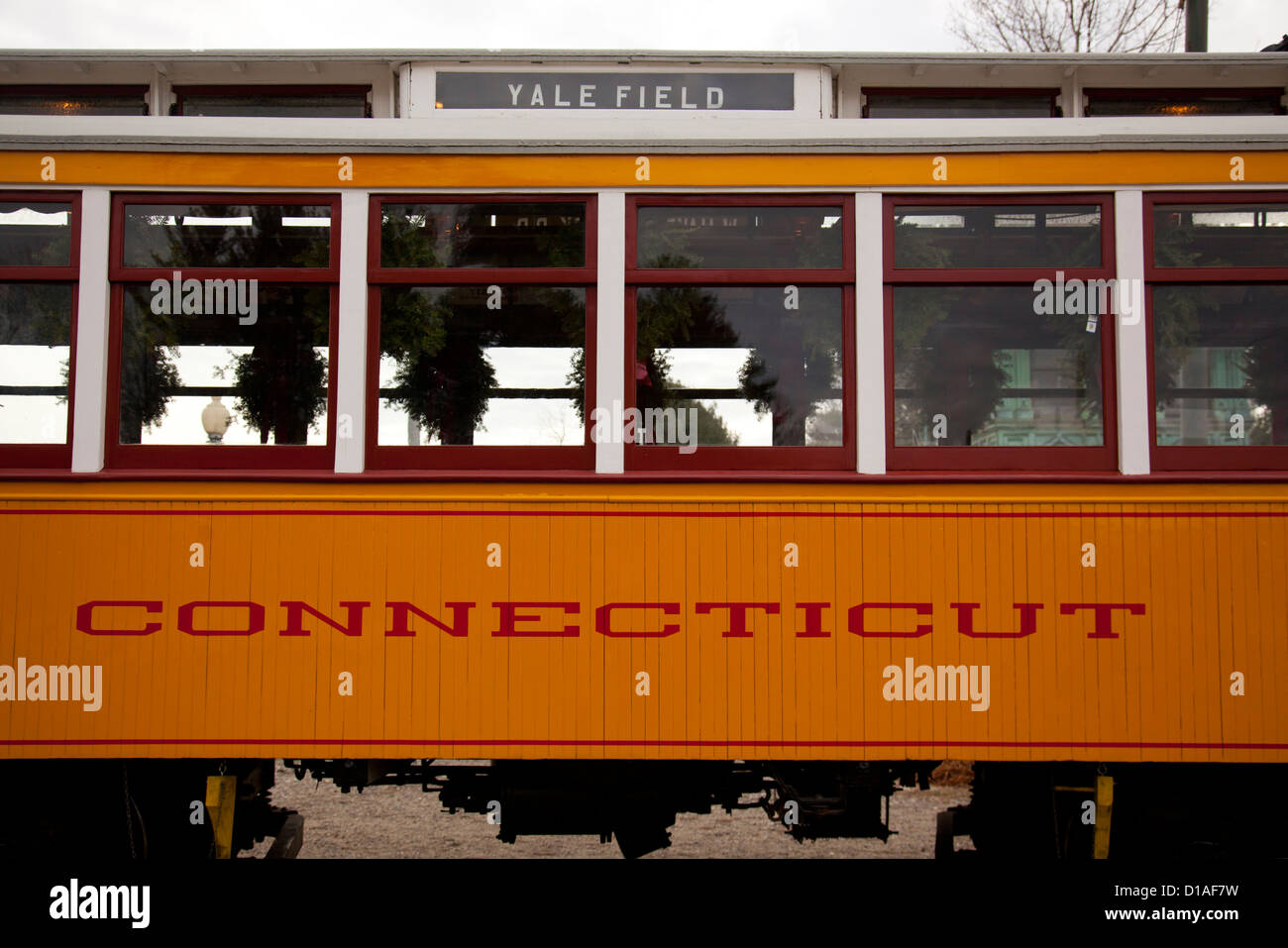Seashore Trolley museum in Kennebunkport Maine Stock Photo Alamy