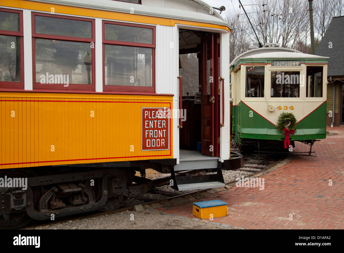 Seashore trolley museum in kennebunkport hires stock photography and