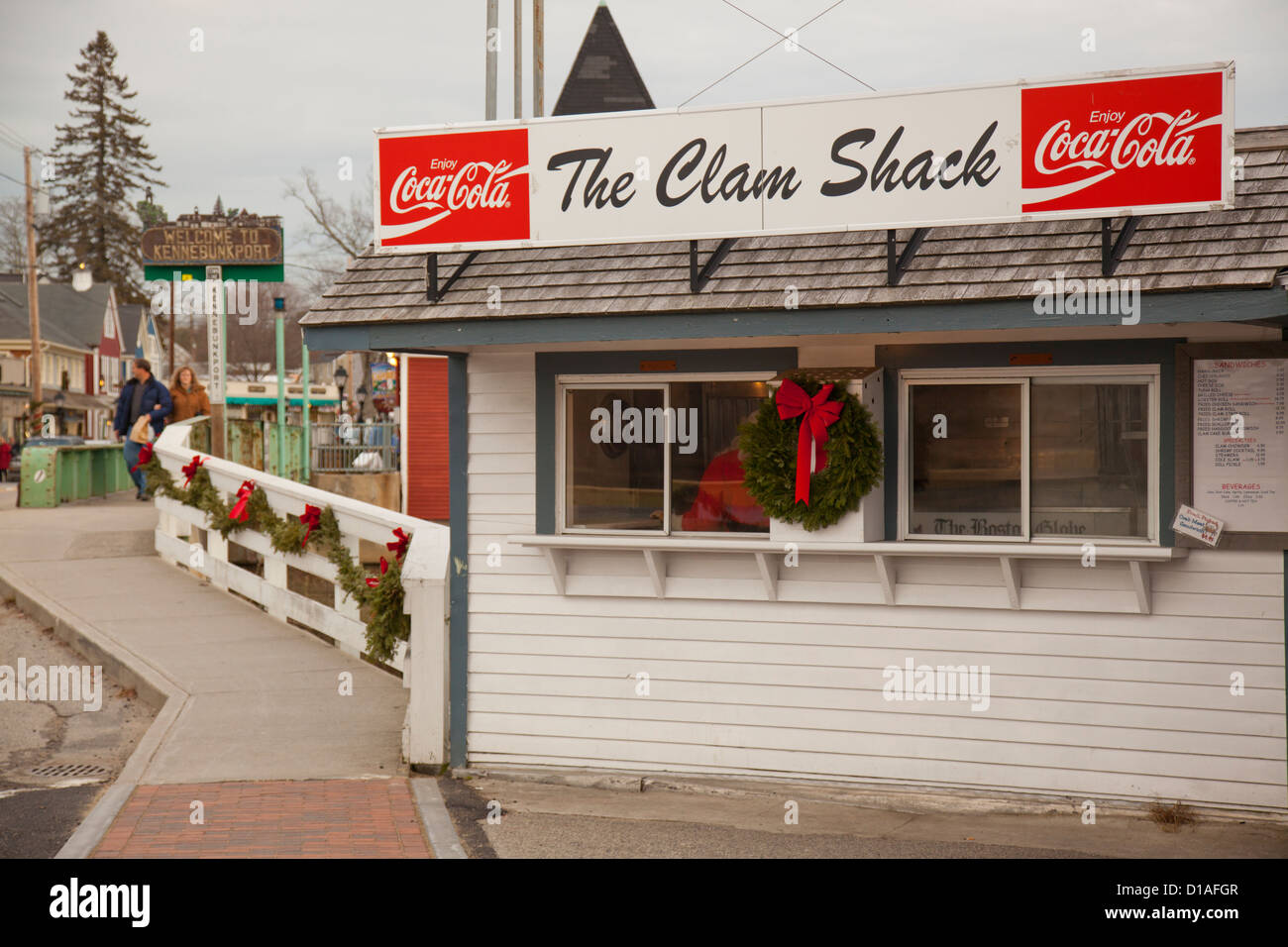 the Clam Shack in Kennebunkport Maine Stock Photo Alamy