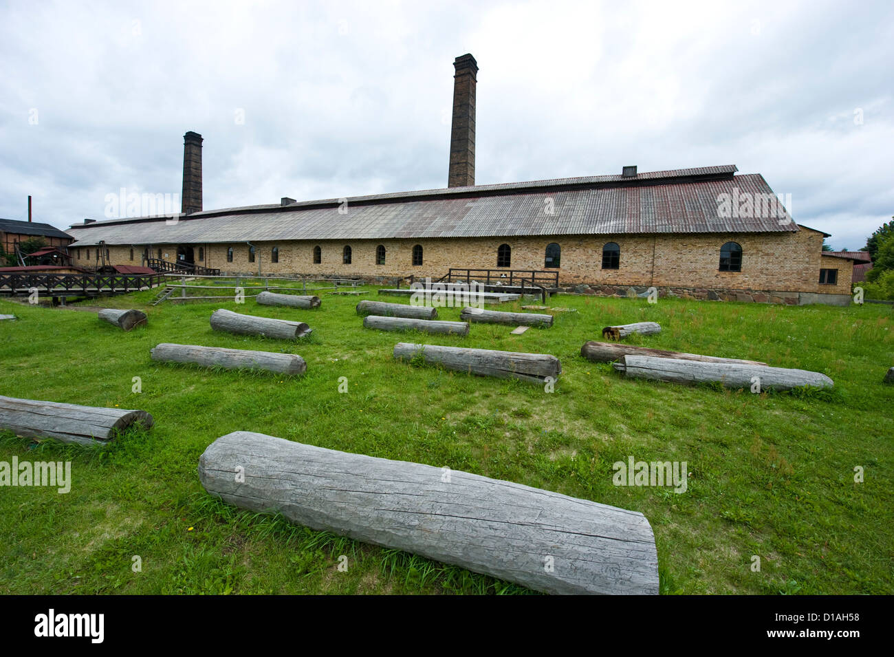The Old Salt Works in Ciechocinek,  Kuyavian-Pomeranian Voivodeship, Poland. Stock Photo