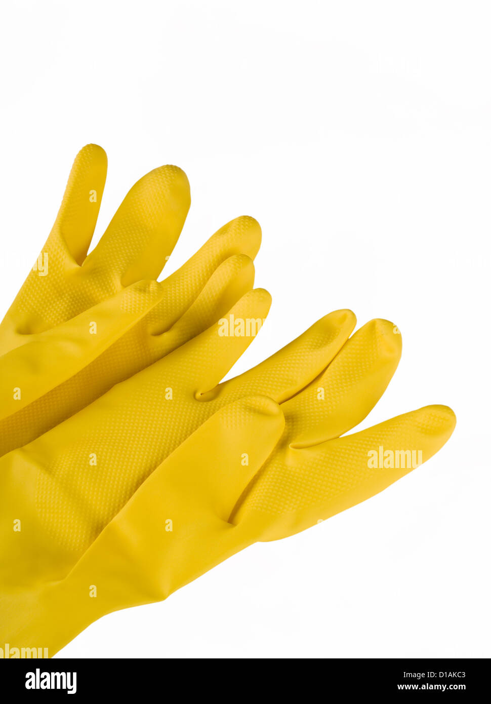 Rubber gloves for Cleaning Stock Photo Alamy
