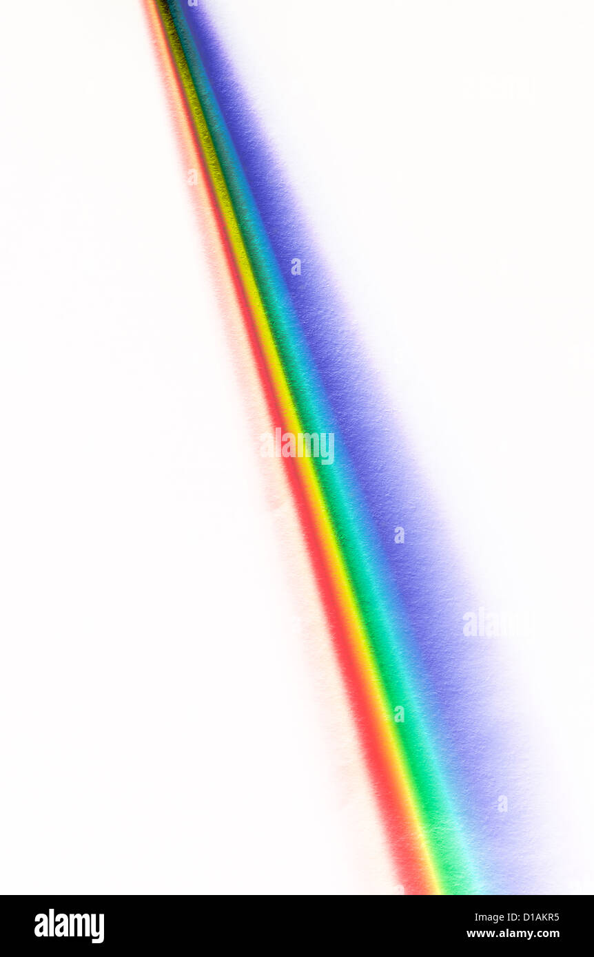 White light spectrum Stock Photo
