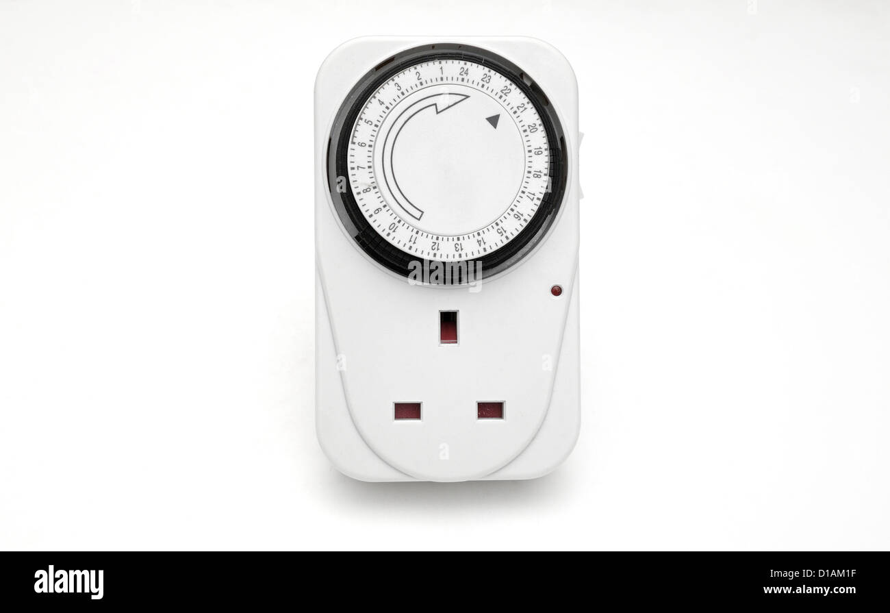 Plug socket timer hi-res stock photography and images - Alamy