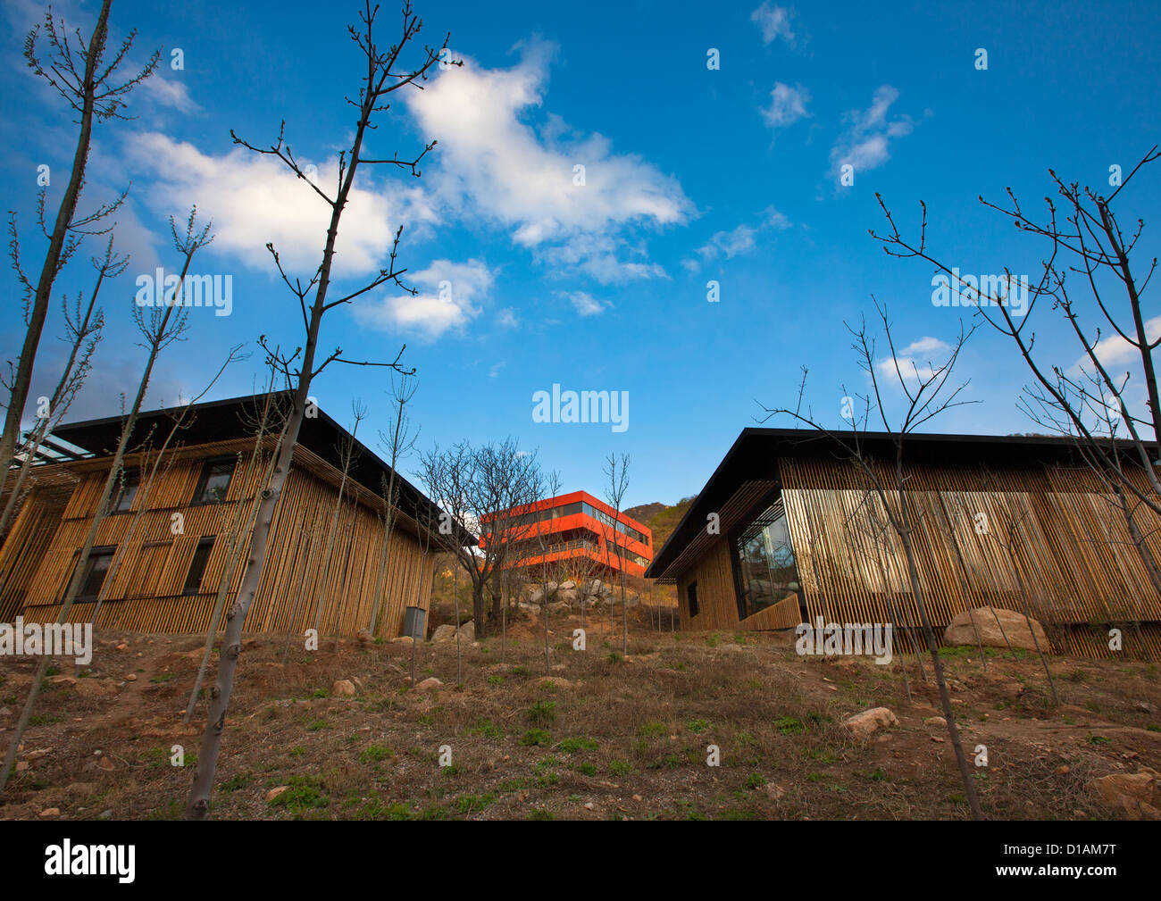 Commune Beijing Commune By The Great Wall, Kempinski Hotel, Beijing, China Stock Photo ...