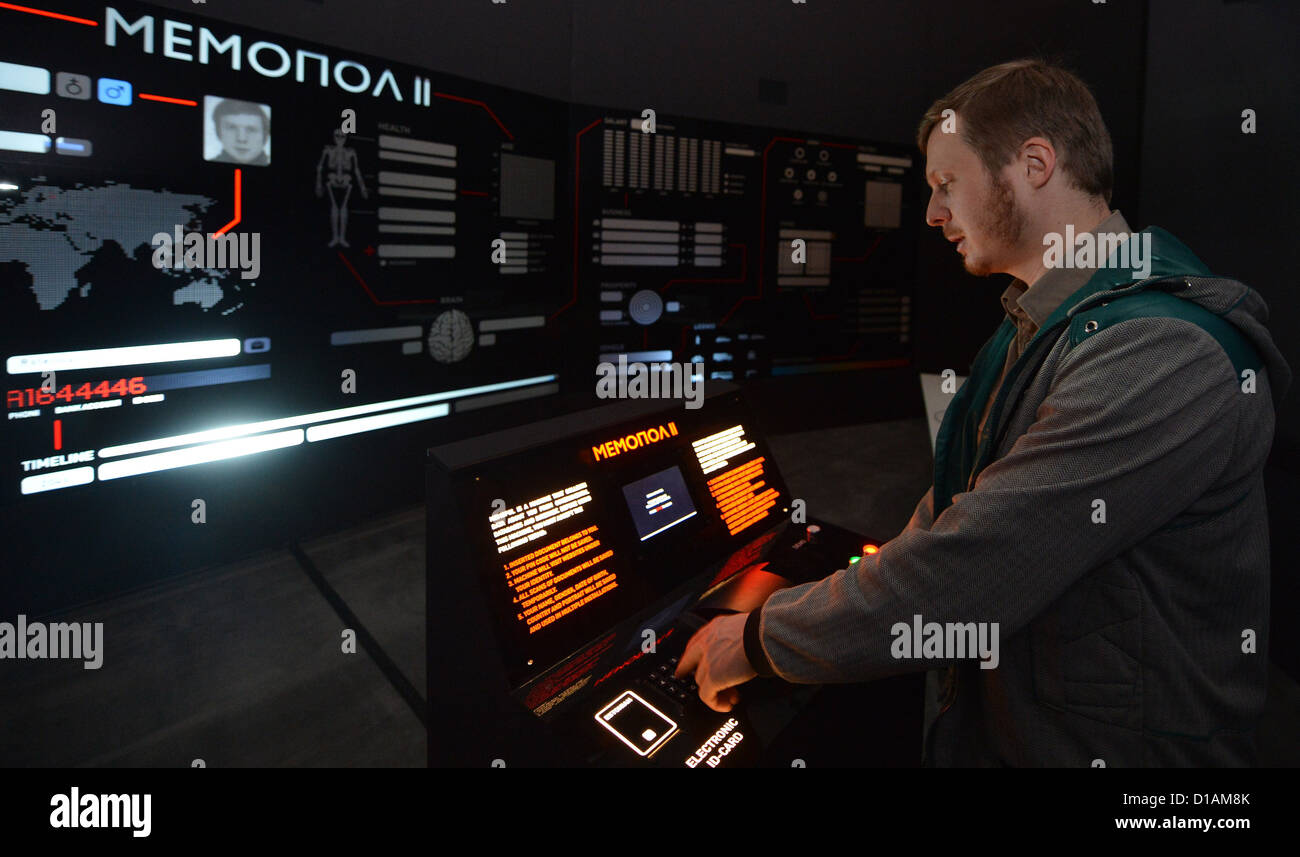 Estonian media artist Timo Toots explains his installation 'Memopol-2 ...