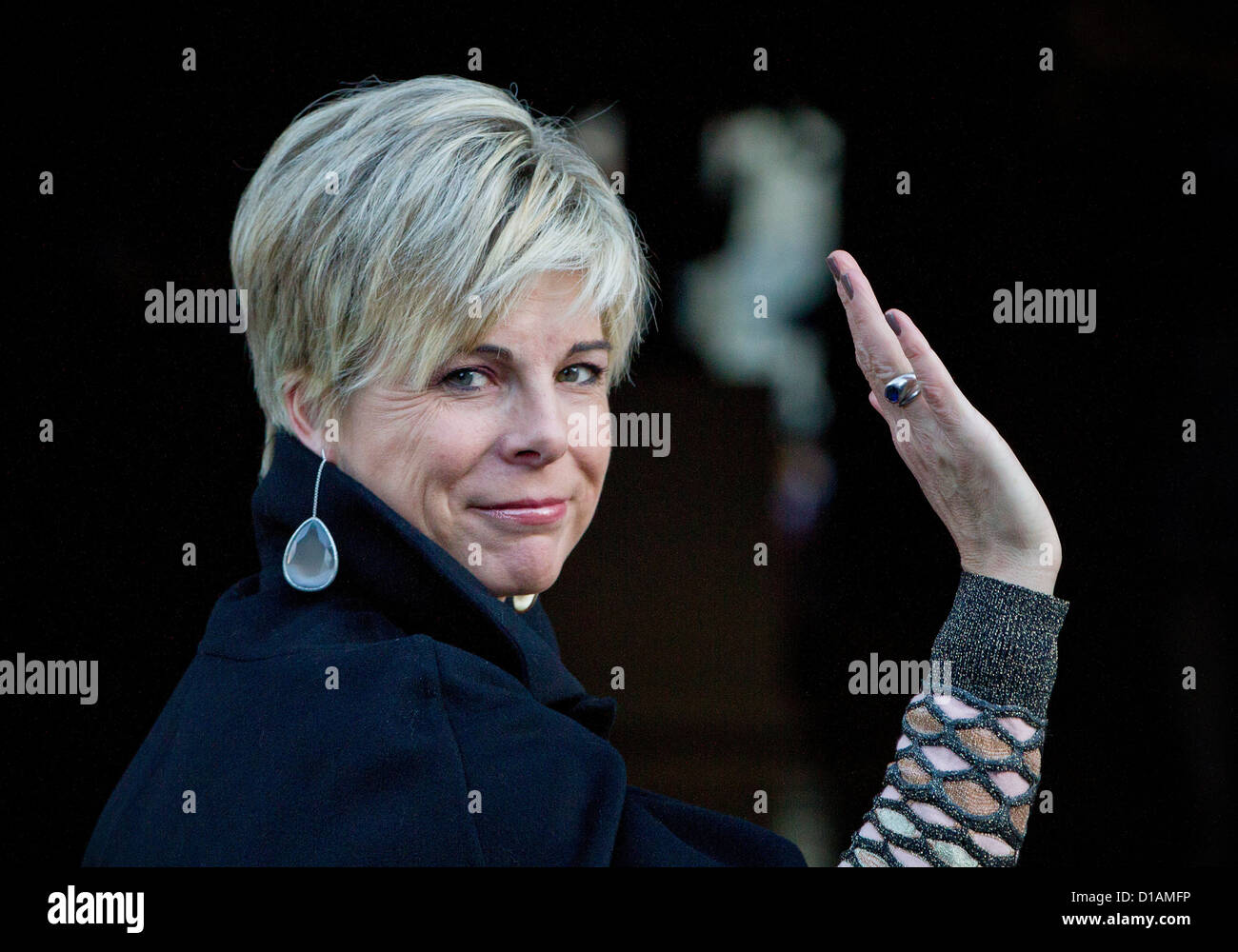 Princess Laurentien of The Netherlands arrives at the Royal Palace Amsterdam for the award ceremony of the Prince Claus Award 2012 in Amsterdam, The Netherlands, 12 December 2012. This year Prince Friso should reward the Prince Claus Prize but because he is in a come his brother Prince Constantijn takes over his job. Photo: Patrick van Katwijk Photo: Patrick van Katwijk / NETHERLANDS OUT AND FRANCE OUT Stock Photo