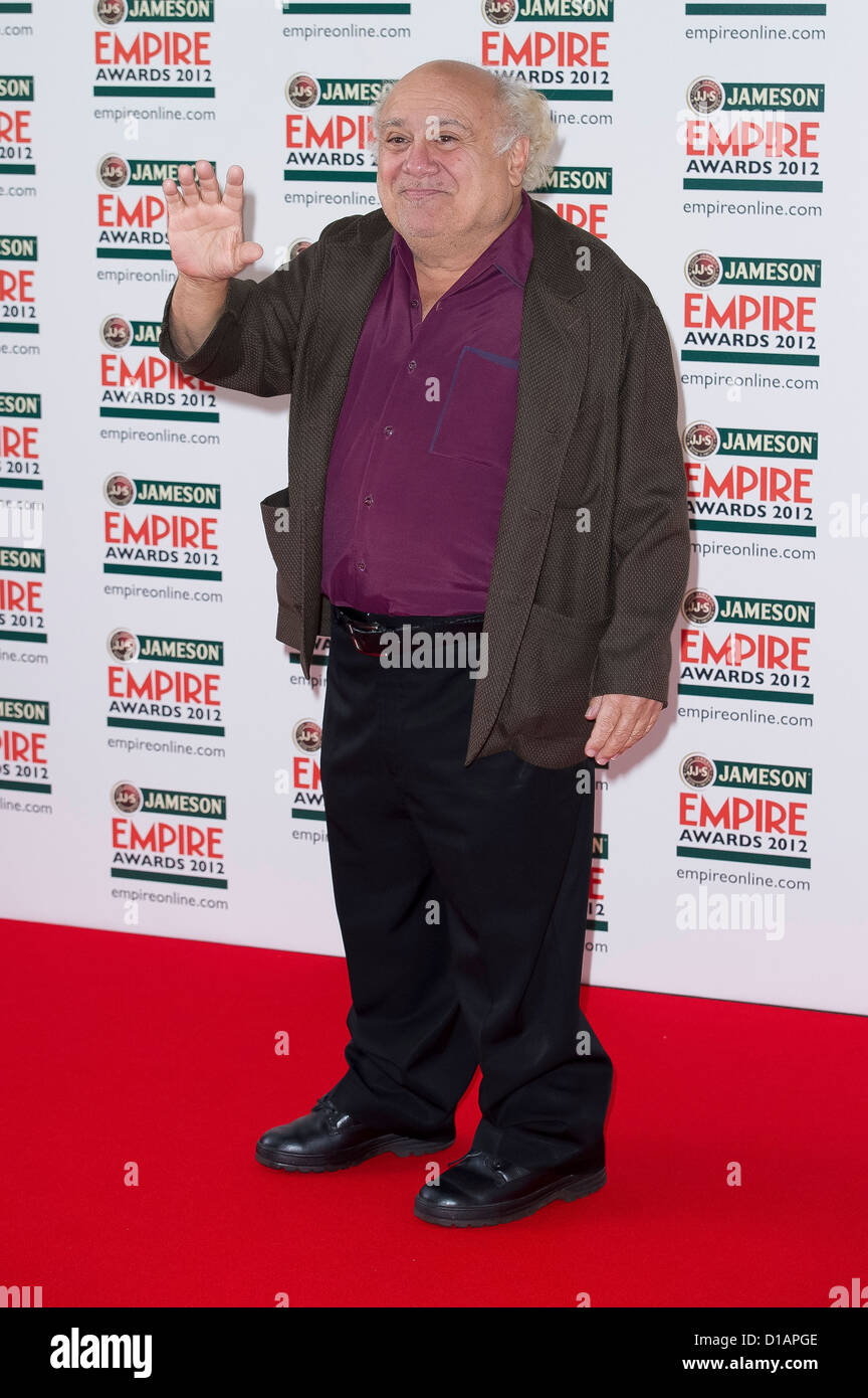 Danny DeVito arrives for the Jameson Empire Awards. Stock Photo