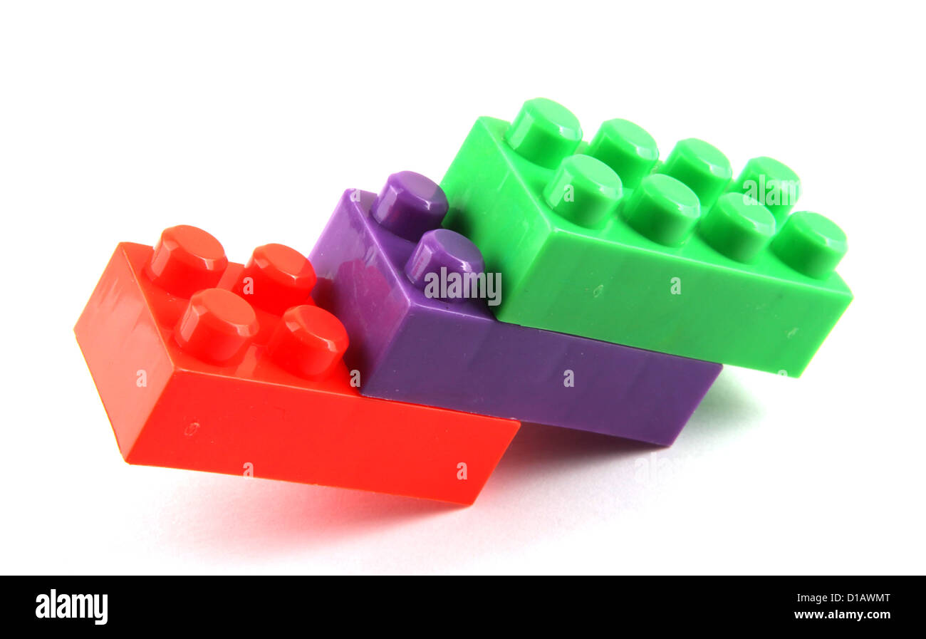 lego color block Stock Photo