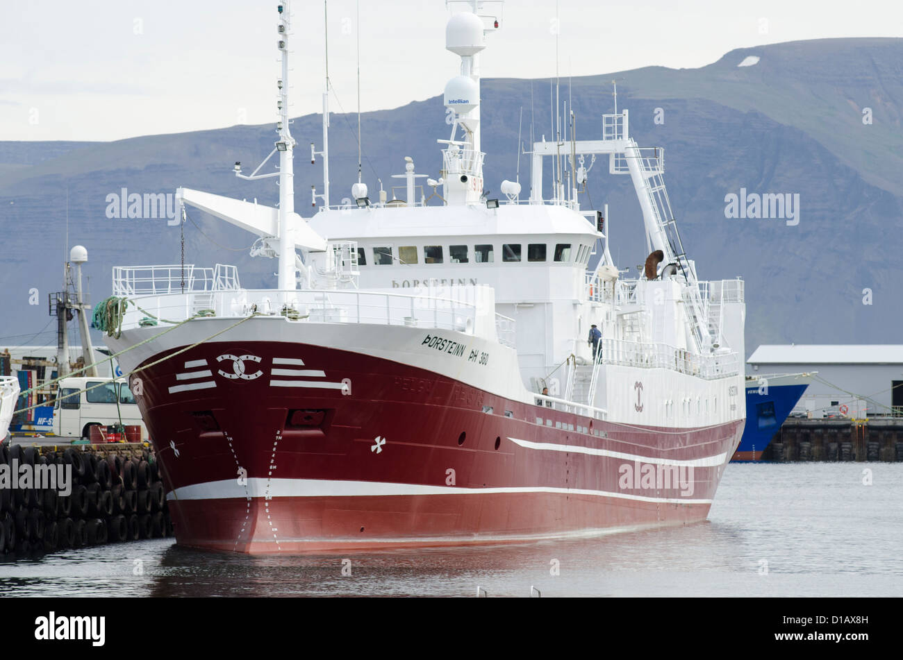 Reykjavik port Iceland Stock Photo - Alamy