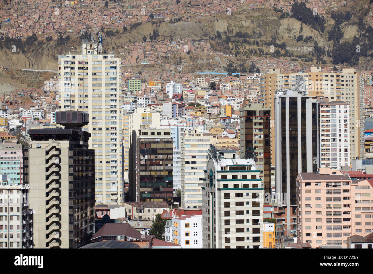 Downtown la paz hi-res stock photography and images - Alamy