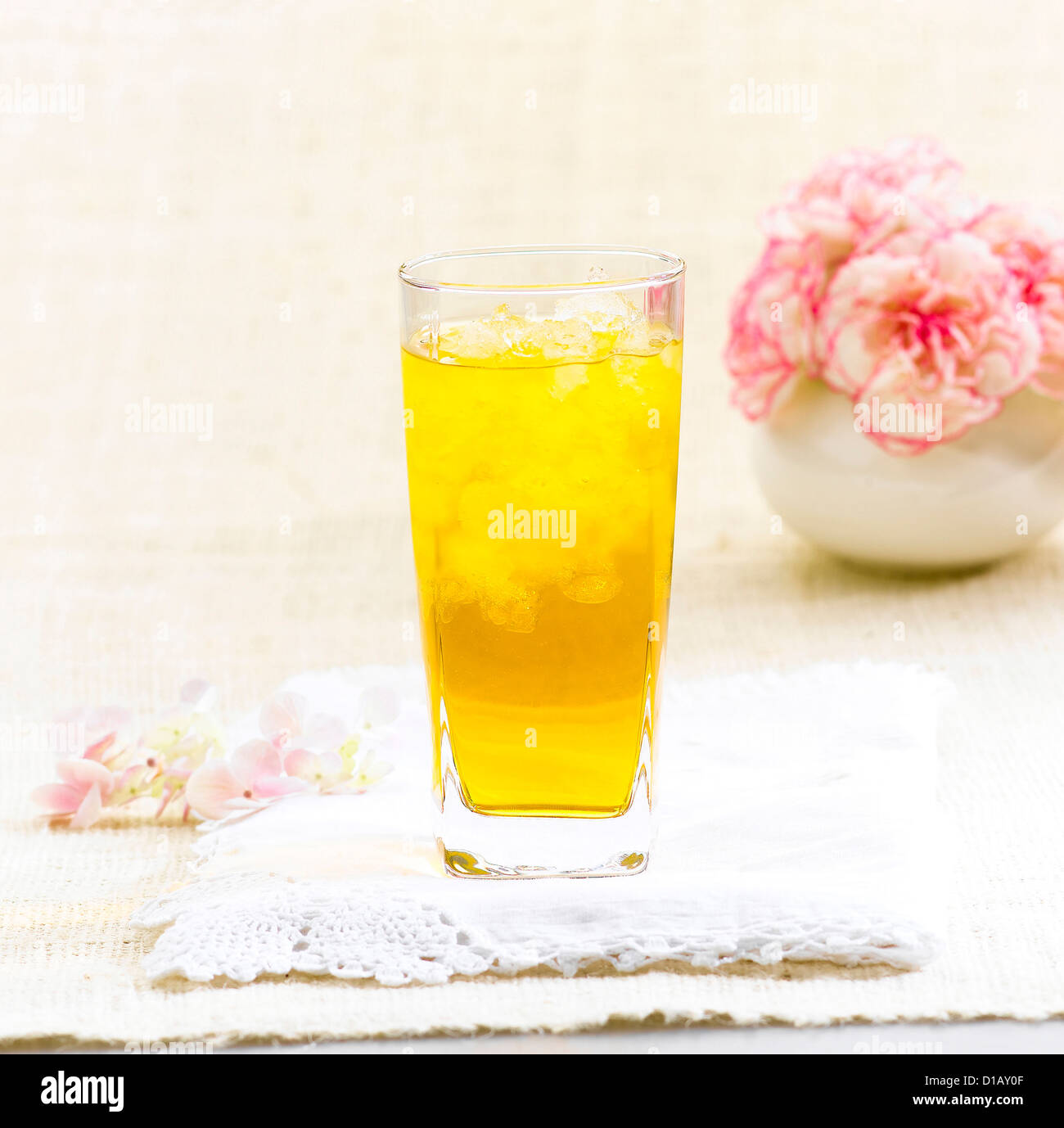 Chrysanthemum Thai herb juice drinks to relive thirsty Stock Photo Alamy