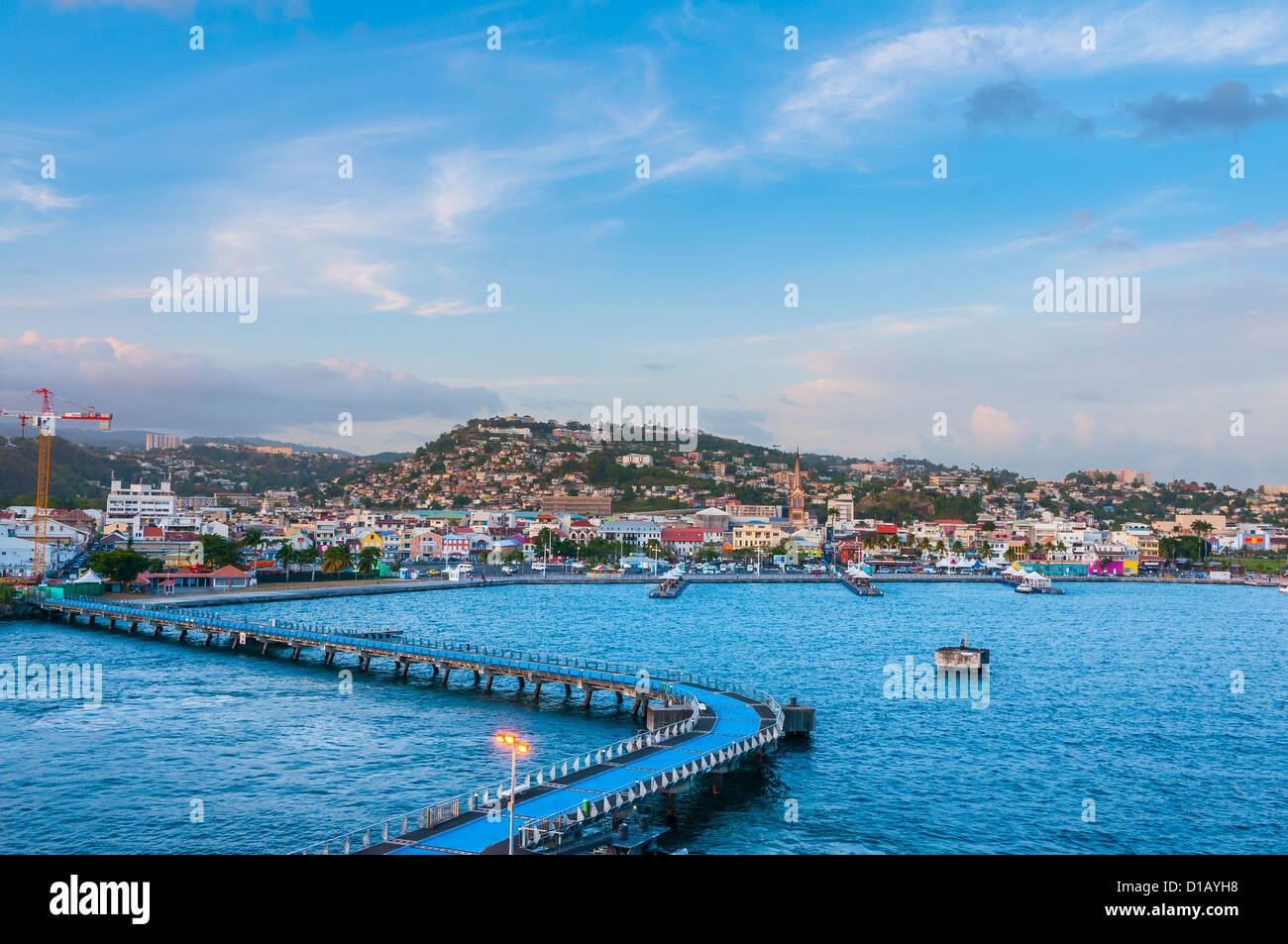 Martinique; Fort de France; caribbean Stock Photo