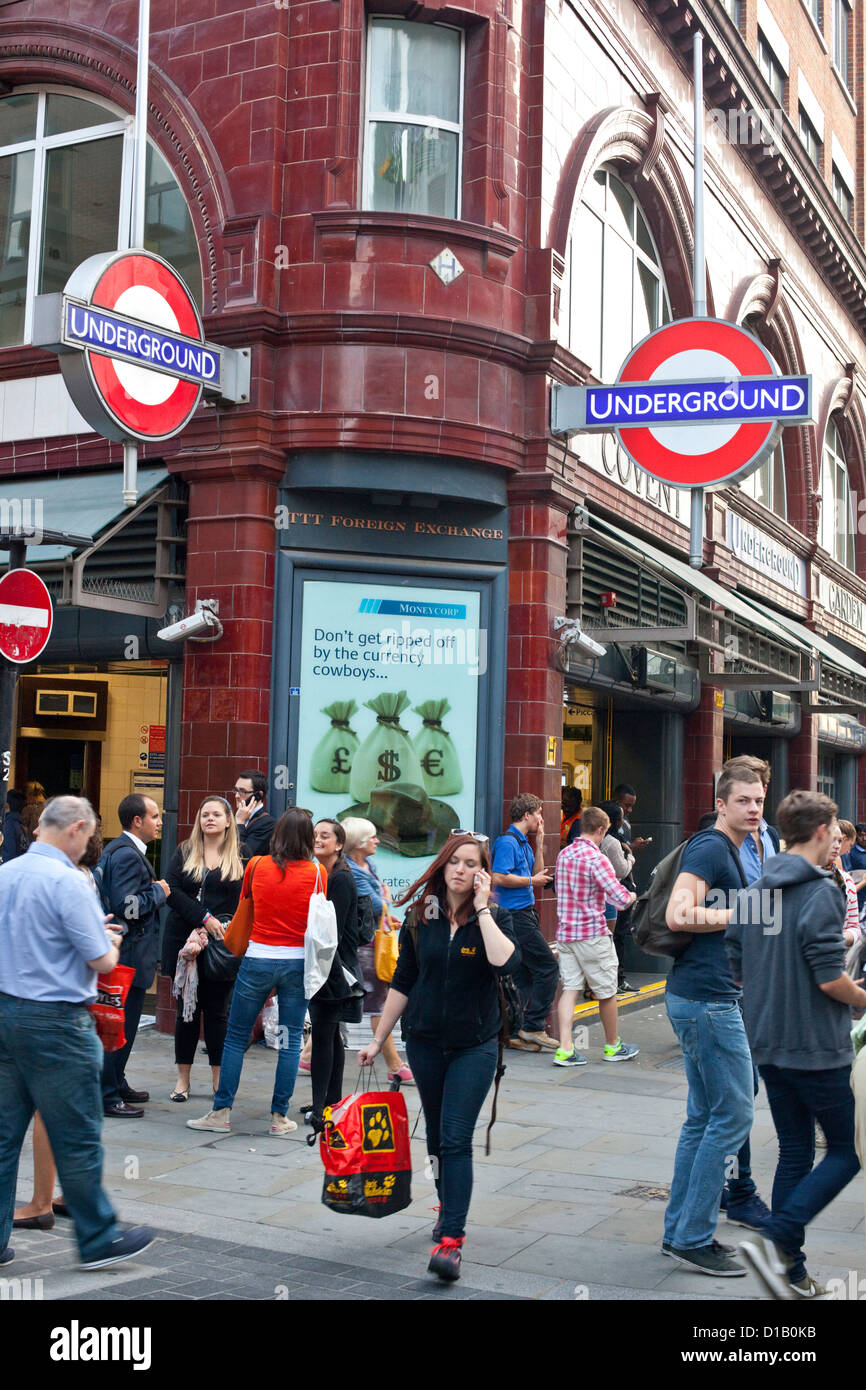 Covent Garden Tube Station, London, England, UK Stock Photo Alamy