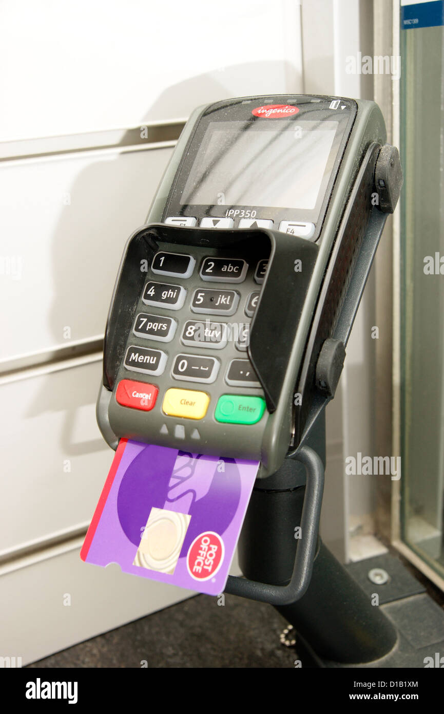 Direct payment card account for collecting pension from the post office