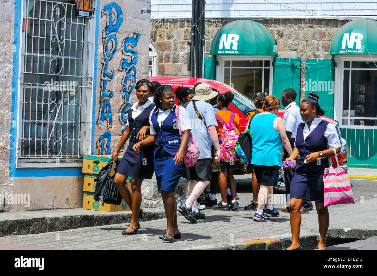 Basseterre; st.kitts; caribbean island Stock Photo Alamy