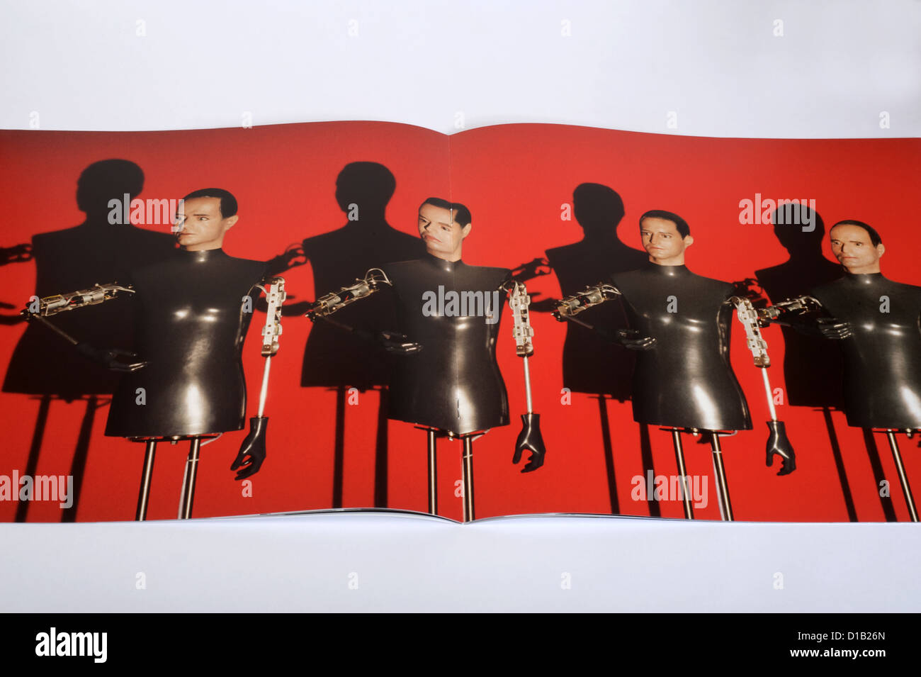 Booklet produced by German electronic band Kraftwerk Stock Photo Alamy
