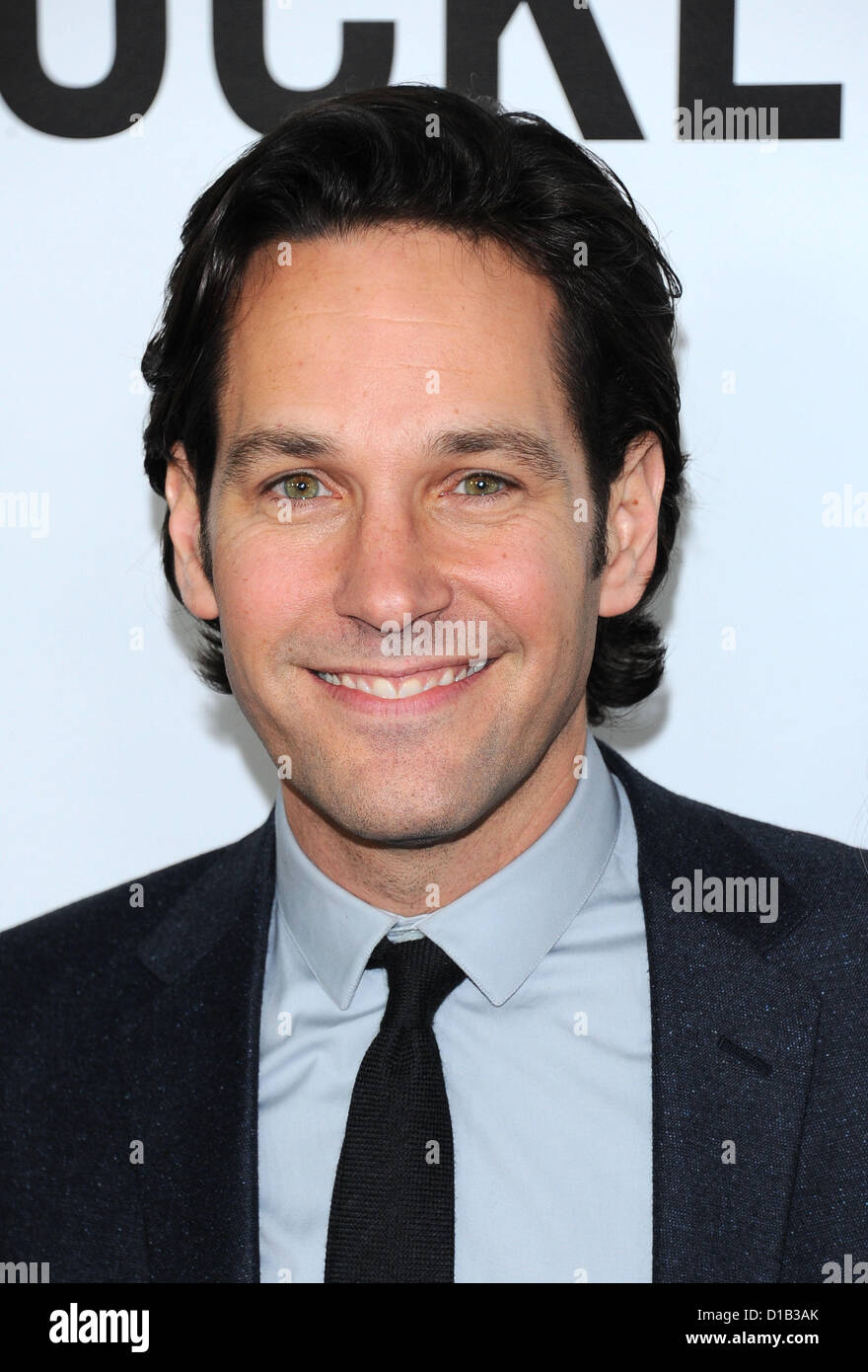 Hollywood, California, USA. 12th December 2012. Paul Rudd arriving at the Los Angeles film premiere of 'This is 40' Chinese Theatre, Hollywood, CA, USA Dec 12th 2012 Stock Photo