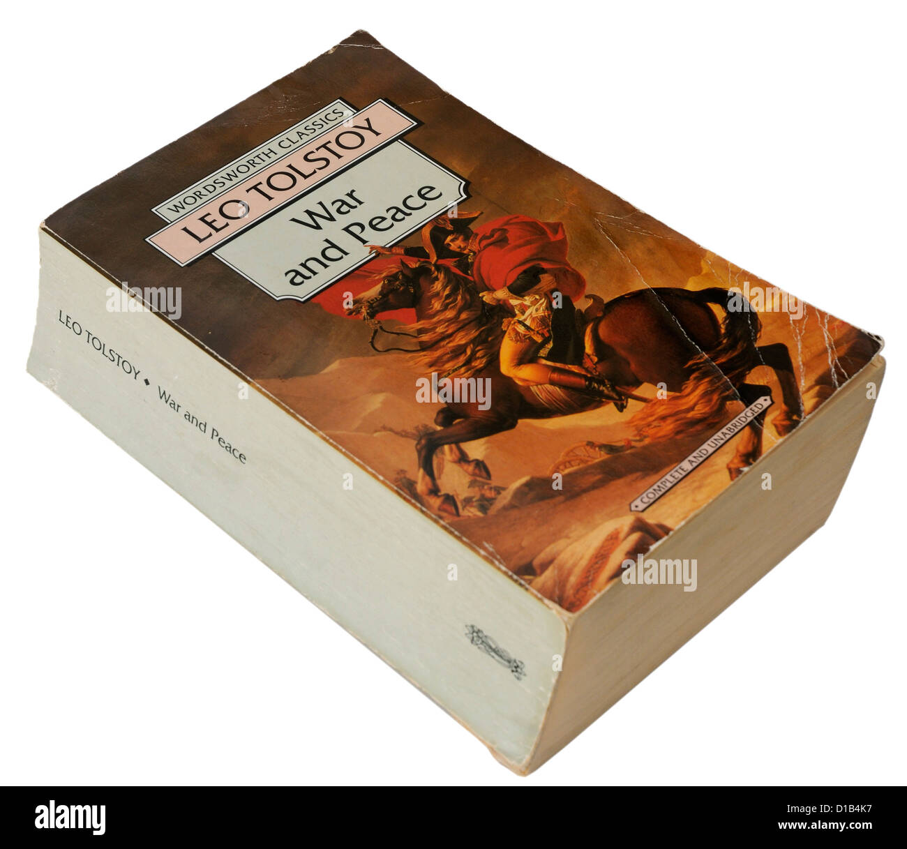 War and Peace by Leo Tolstoy Stock Photo