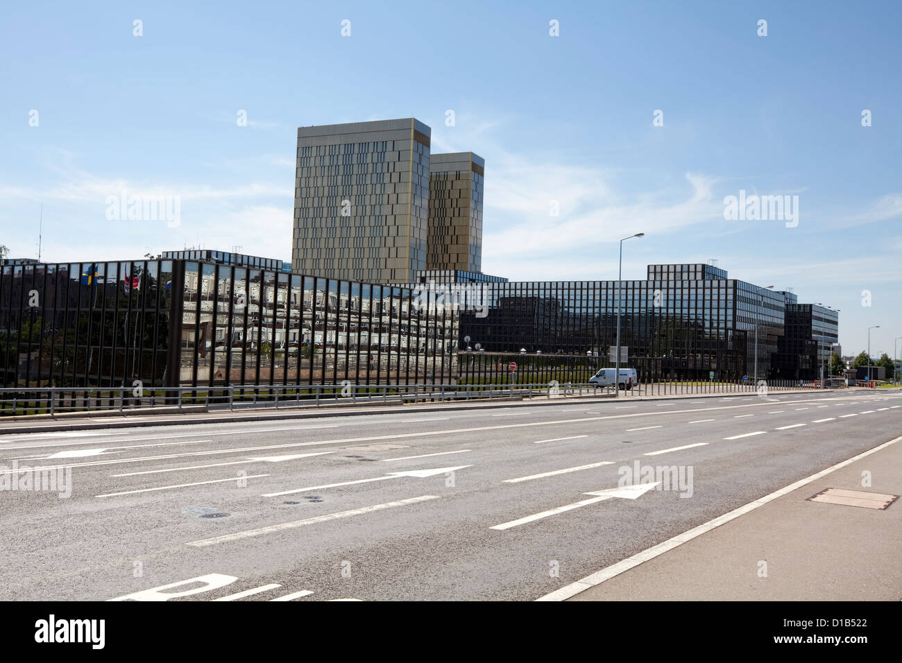 European Commission, Jean Monnet Building, European quarter, Kirchberg plateau, Luxembourg City, Europe Stock Photo