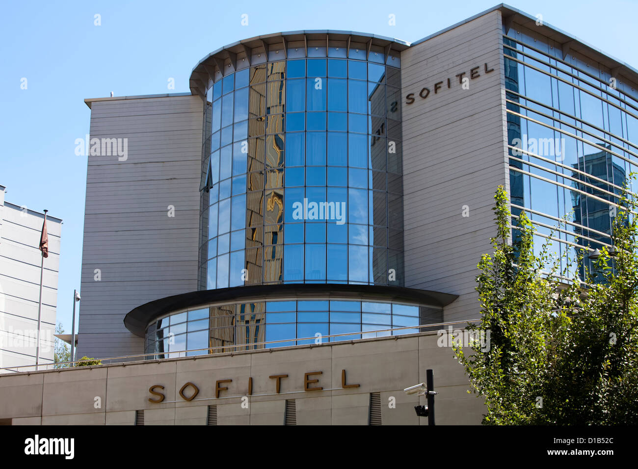 Sofitel Hotel, European quarter, Kirchberg-Plateau, Luxembourg City, Europe, Stock Photo